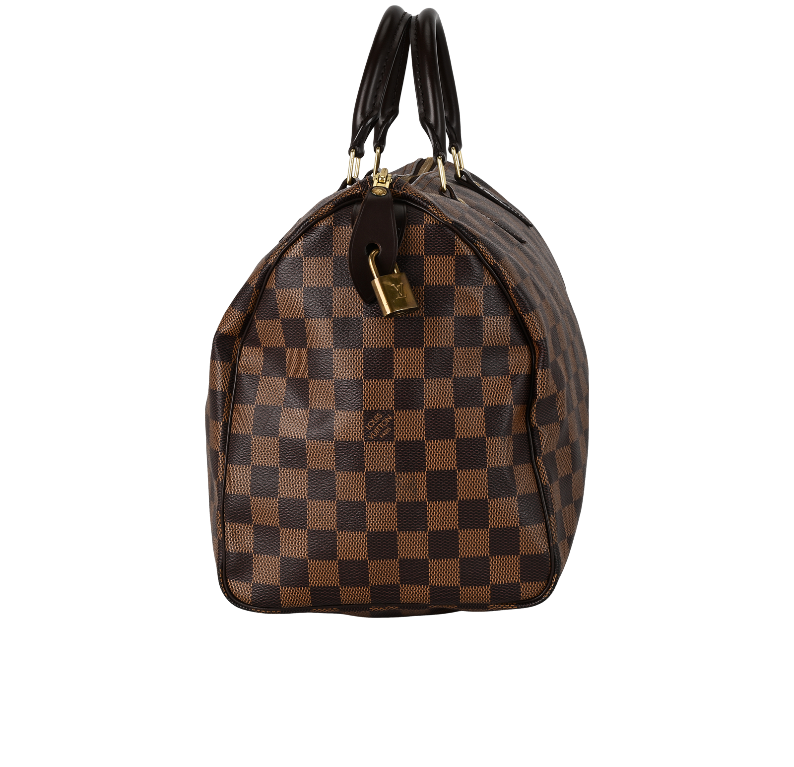 Speedy 35, &pound;850, Handbags, Brown, Canvas, Bottom view